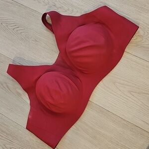 Knix Revolution Shadow Mesh Bra,‎ V-Neck With Sexy Mesh Lace Part, Size XXL+